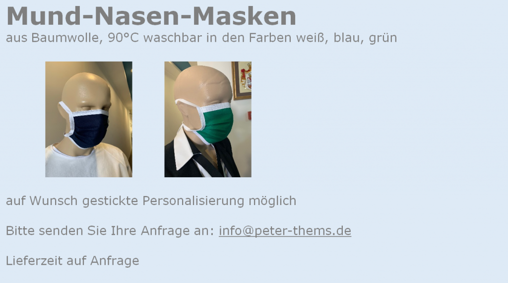 Mund Nasen Masken, Mund-Nasen-Masken, Mundnasenmasken